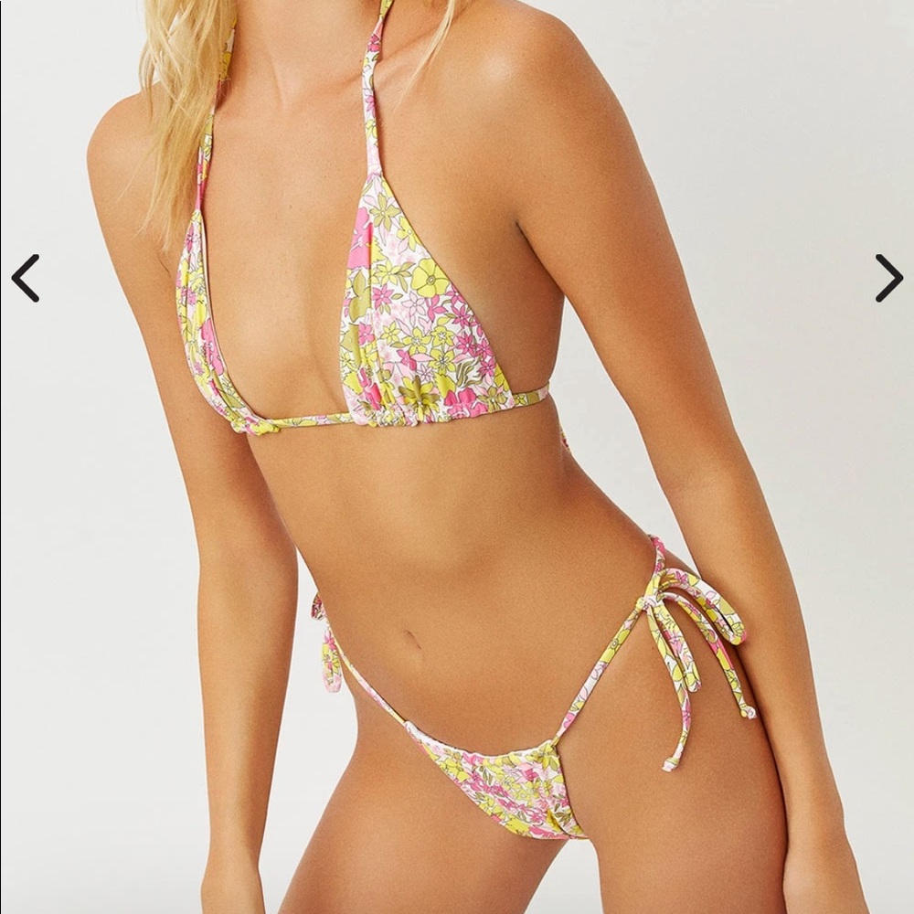 Frankie’s Bikini Tia Top and Bottom in Mai Tai